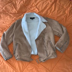Suede Belted Jacket